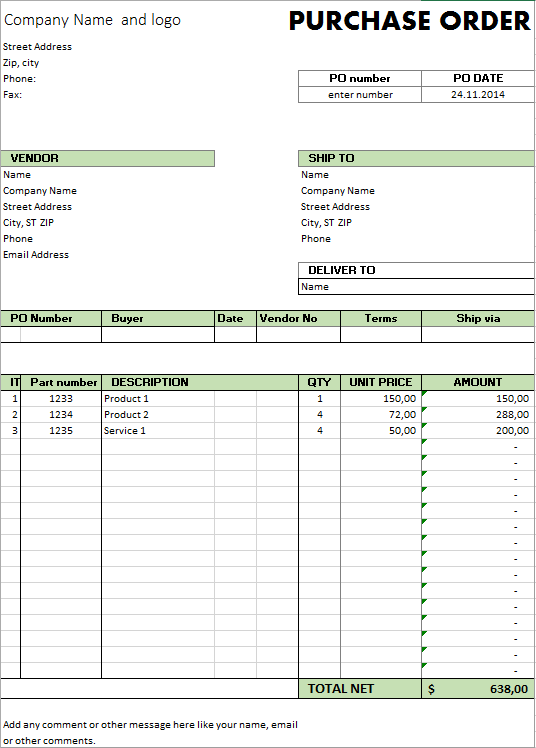 po-template-excel-powerfulangels